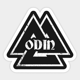 Odin Wodan Valknut Symbol Viking Norse Valhalla Edda Ragnar Shirt Sticker